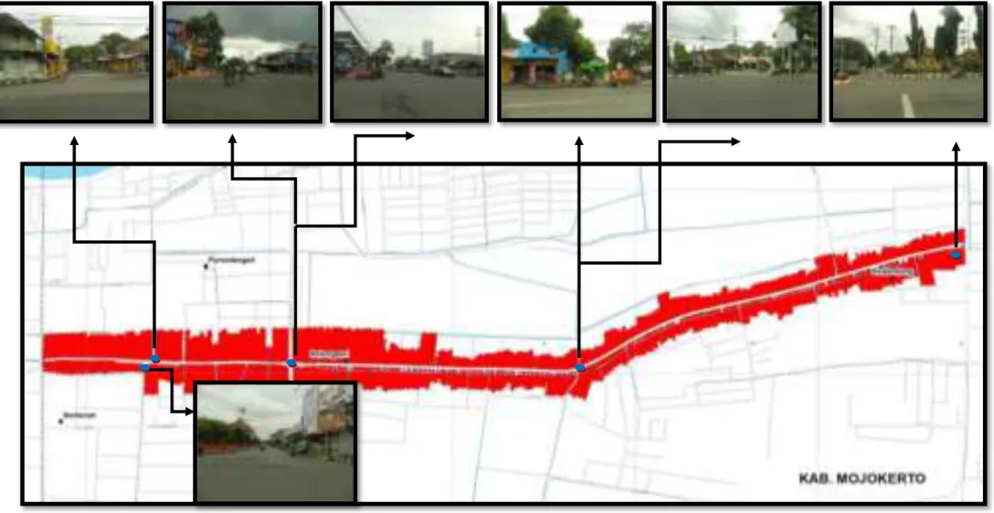 Gambar 1. 2 Titik lokasi Nodes Kawasan di Koridor Jalan J.A. Suparpto - Jalan Residen Pamuji - Jalan Empu Nala 