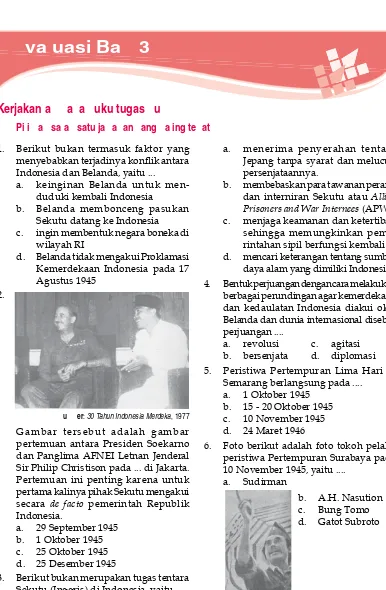 Gambar tersebut adalah gambar pertemuan antara Presiden Soekarno 