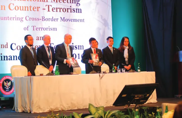 Foto Bersama saat Peluncuran Regional Risk Assessment on Terrorist Financing