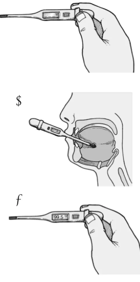 Gambar 11. Pengukuran suhu oral 