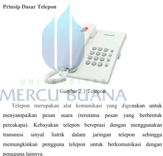 Gambar 2.1 Telepon 
