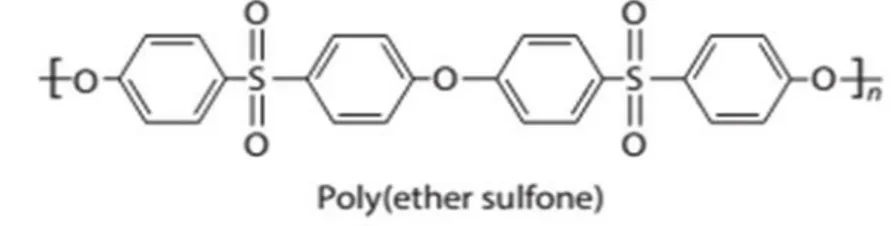 Gambar 2. 7. Struktur ikatan kimia dari PES (Ion, 2015) 