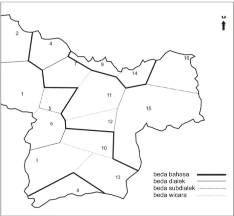 Gambar 5.2 Peta segibanyak status variasi di Kabupaten Pasuruan,   Probolinggo, dan Lumajang 
