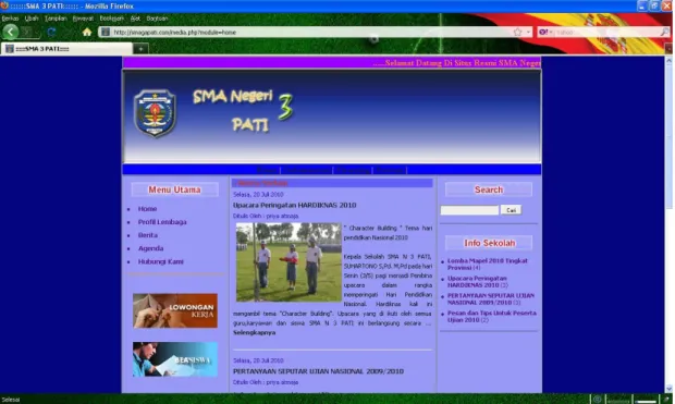 Gambar 4.8  Halaman Index  