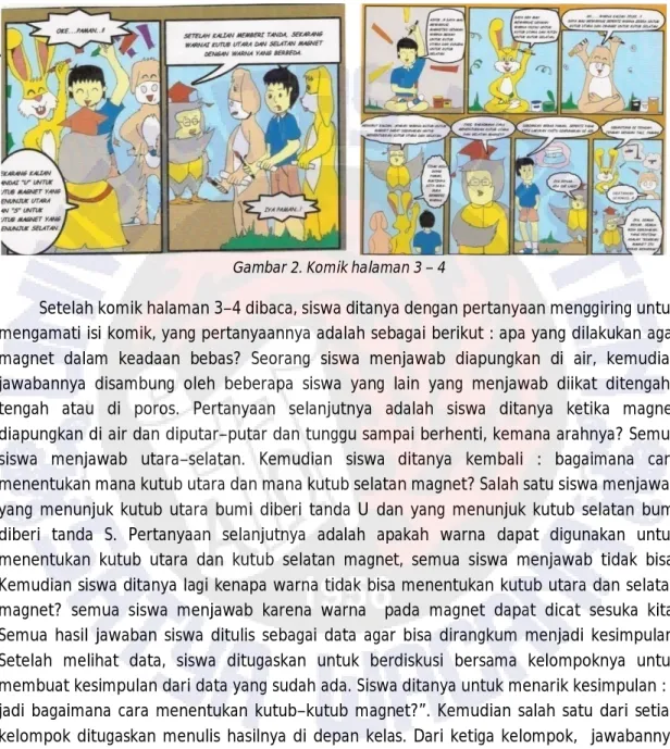 Gambar 2. Komik halaman 3 – 4 