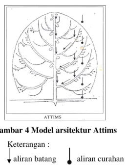 Gambar 4 Model arsitektur Attims                                       Keterangan : 