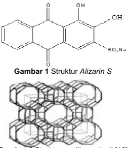 Gambar 1 Struktur Alizarin S