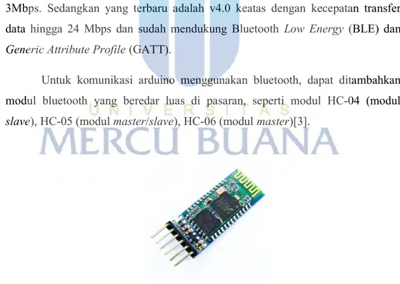 Gambar 2.10 Bentuk modul bluetooth HC-05 