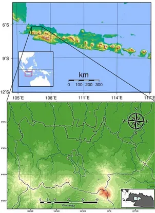 Gambar 8  Wilayah kajian (Kabupaten Bogor  dan Kota Bogor) 