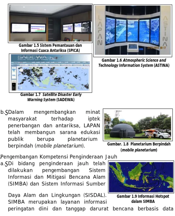 Gambar 1.6 Atmospheric Science and  Technology Information System (ASTINA)