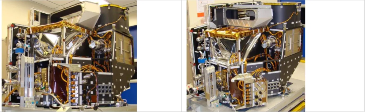 Gambar 2.  Sensor AHI yang terdapat pada satelit Himawari-8  Tabel 1. Spesifikasi sensor (AHI) yang terpasang pada satelit Himawari-8  Band  Bandwidth  Panjang  Gelombang  (μm)  Resolusi Spasial  (km)  Penggunaan 