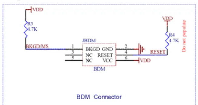Gambar 2.13 Rangkaian BDM connector 