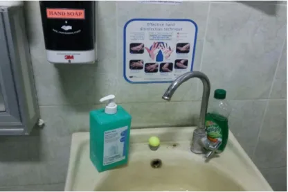 Gambar 4.3. Fasilitas cuci tangan di ruang icu 