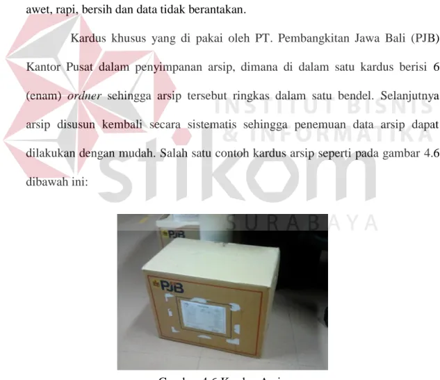 Gambar 4.6 Kardus Arsip 