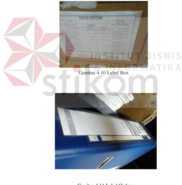 Gambar 4.10 Label Box 