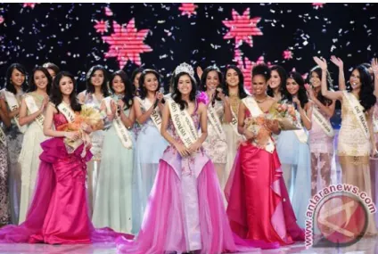 Gambar 1.2. Finalis Miss Indonesia 2015  Sumber : www.antaranews.com  