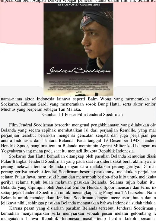 Gambar 1.1 Poster Film Jenderal Soedirman    