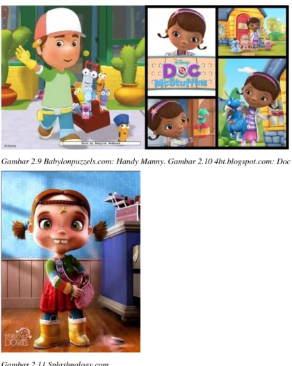 Gambar 2.9 Babylonpuzzels.com: Handy Manny. Gambar 2.10 4bt.blogspot.com: Doc McStuffins 