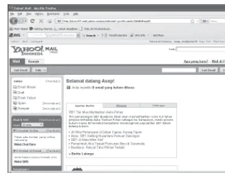 Gambar 5.2Fasilitas e-mail Yahoo.Com