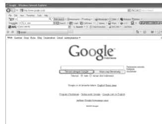 Gambar 5.4 Situs pencari Google