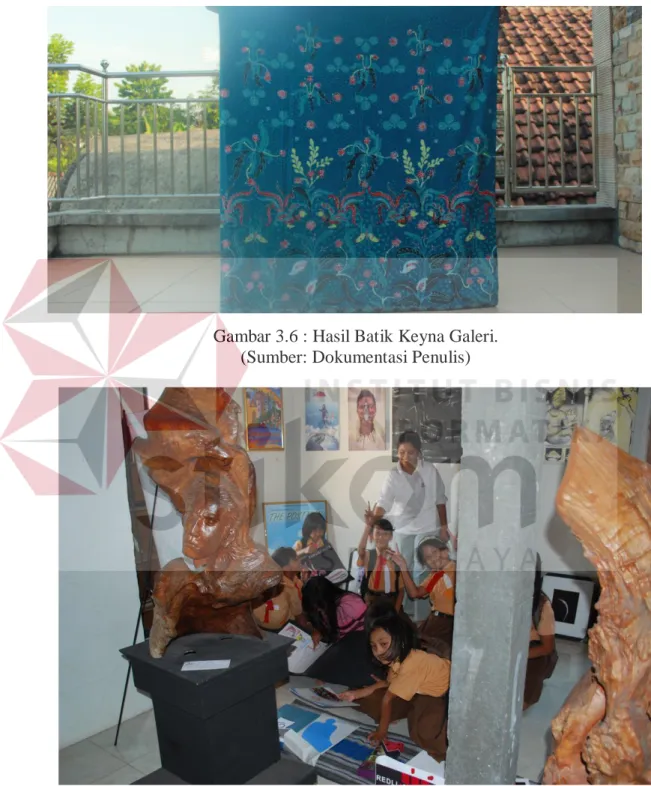 Gambar 3.6 : Hasil Batik Keyna Galeri. 