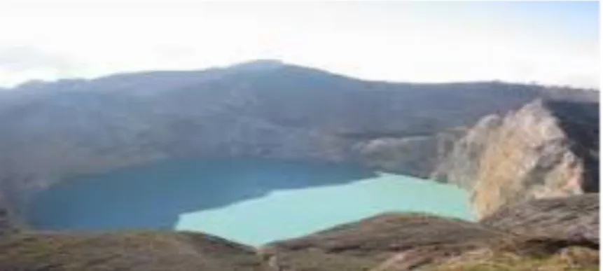 Gambar 5. Danau yang terbentuk karena peristiwa  techtonik dan vulkanik 