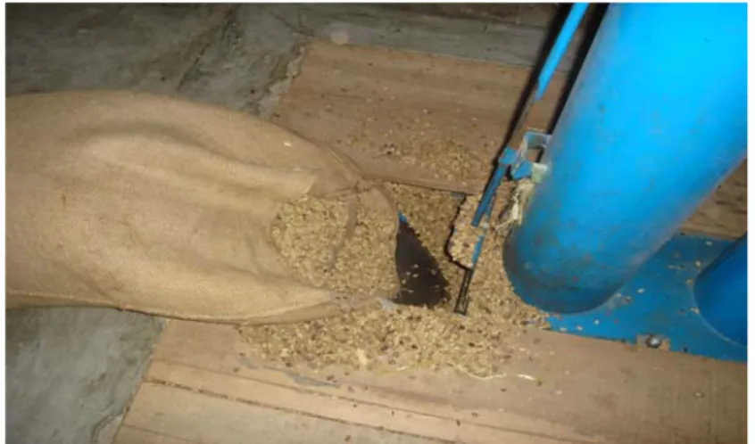 Gambar 2.4.2a. Kopi dimasukkan ke elevator 