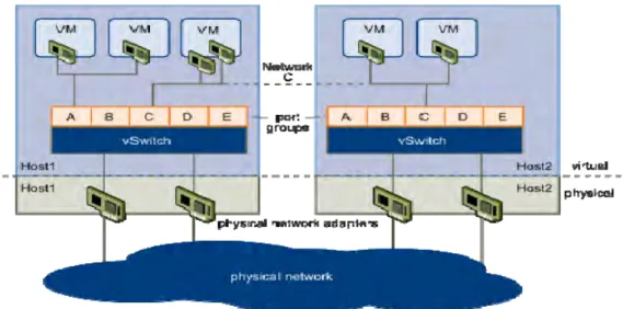 Gambar 2.7. Networking dengan vNetwork Standard Switches  