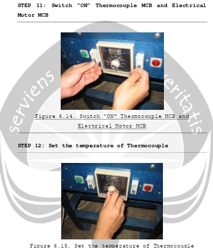 Figure 6.15. Set the temperature of Thermocouple 