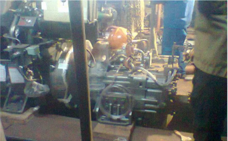 Gambar 23. pemasngan gearbox pada kapal perintis 1200 GT 