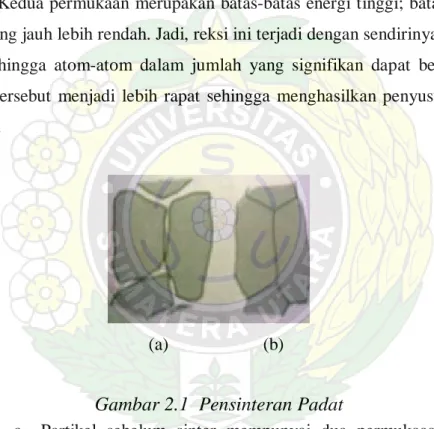 Gambar 2.1  Pensinteran Padat 