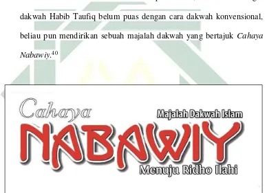 Gambar 2.7 (Logo Majalah Cahaya Nabawiy) 