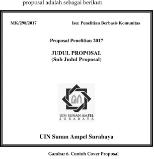 Gambar 6. Contoh Cover Proposal  