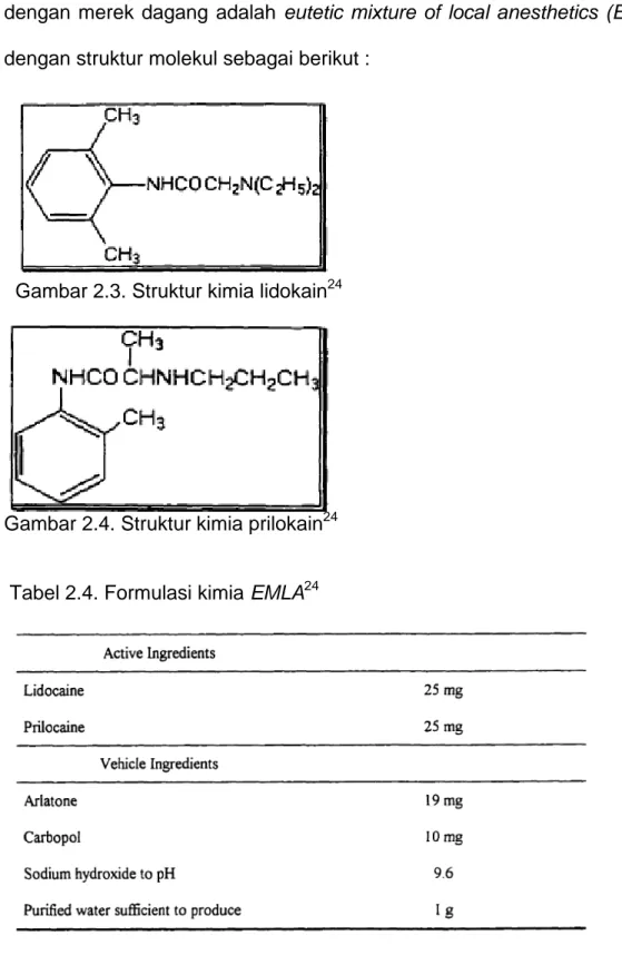 Gambar 2.4. Struktur kimia prilokain 24 