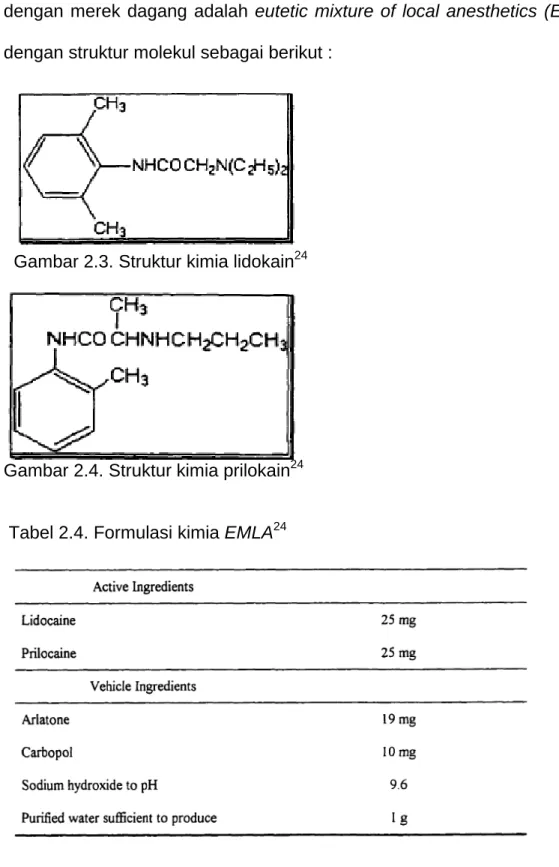 Gambar 2.4. Struktur kimia prilokain 24 