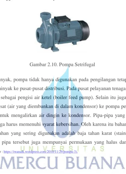 Gambar 2.10. Pompa Setrifugal 
