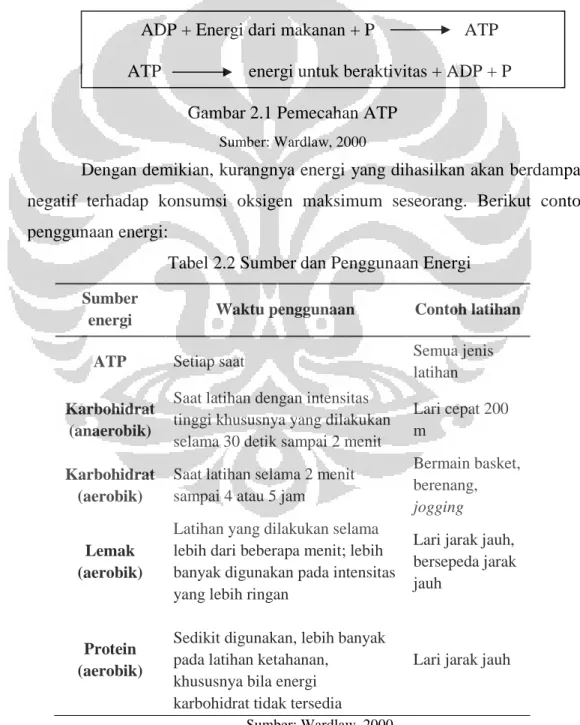 Gambar 2.1 Pemecahan ATP 