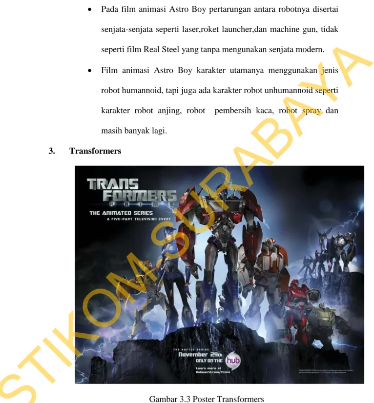 Gambar 3.3 Poster Transformers 