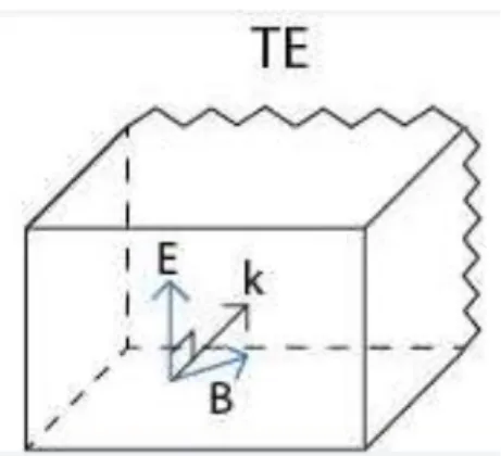 Gambar 6. Mode TE (Transverse Electric) (Unsworth, 2006). 