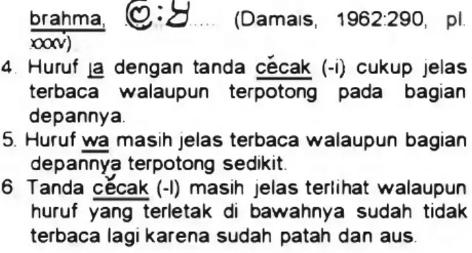 Tabel  1).  Pemakaian  kata  tunjuk  lok.atif  !!  pada  prasasti  Huludayeuh  yang  berbahasa  Sunda  Ku­