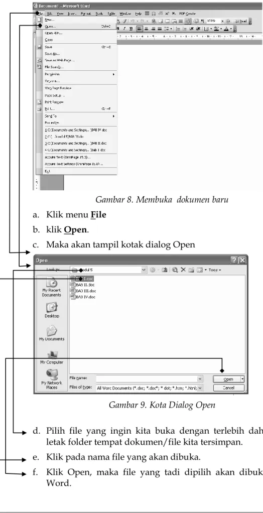 Gambar 9. Kota Dialog Open 