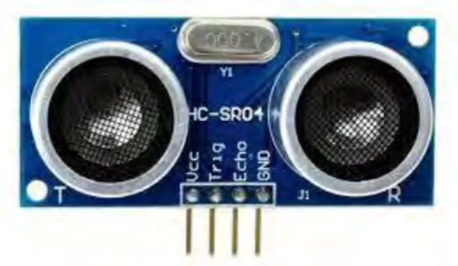 Gambar 2.4 Sensor Jarak Ultrasonik HC-SR04 