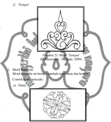 Gambar 22. Motif Daun 