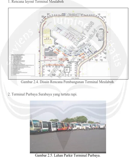 Gambar 2.5. Lahan Parkir Terminal Purbaya.  