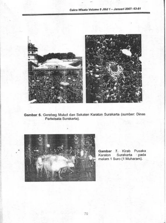 Gambar 6. Gerebeg Mulud dan Sekaten Karaton Surakarta (sumber: Dinas