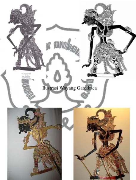 Ilustrasi Wayang Gatotkaca 