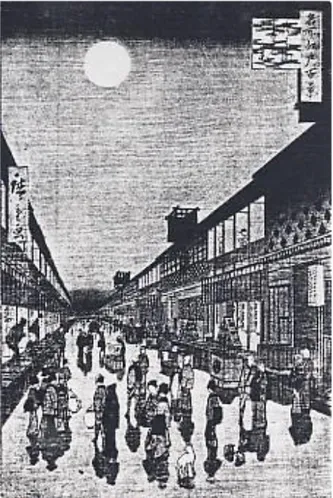 Gambar  5.  Karya  Ando  Hiroshige  (1797  – 1853) Night Life 