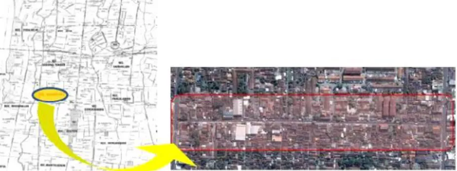 Gambar 1.3.Peta Lokasi Jalan KS. Tubun Sumber : Google Map (diakses Desember 2011)