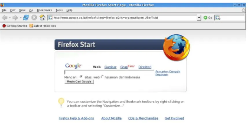 Gambar 0.1. Tampilan browser Mozilla Firefox