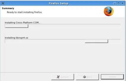 Gambar 1.7. Proses instalasi Firefox
